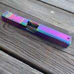  - Glock 17 Oilslick Chameleon Rainbow slide with RMR cut - Mid State Firearms , Mid State Firearms