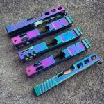 G17 Elite Chameleon Rainbow Slide for GLOCK 17 - RMR Elite Cut with Window Ports