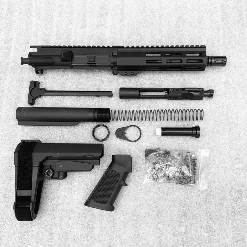 *Pistol Build Kit* Ar15 7.5' 5.56/223 kit with SBA3 & 7side MLOK