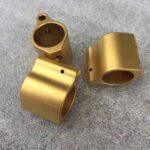 TiN Titanium Nitride Ar15 .750 steel low profile gas block