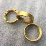 TiN Titanium Nitride / Gold Ar15 Castle Nut