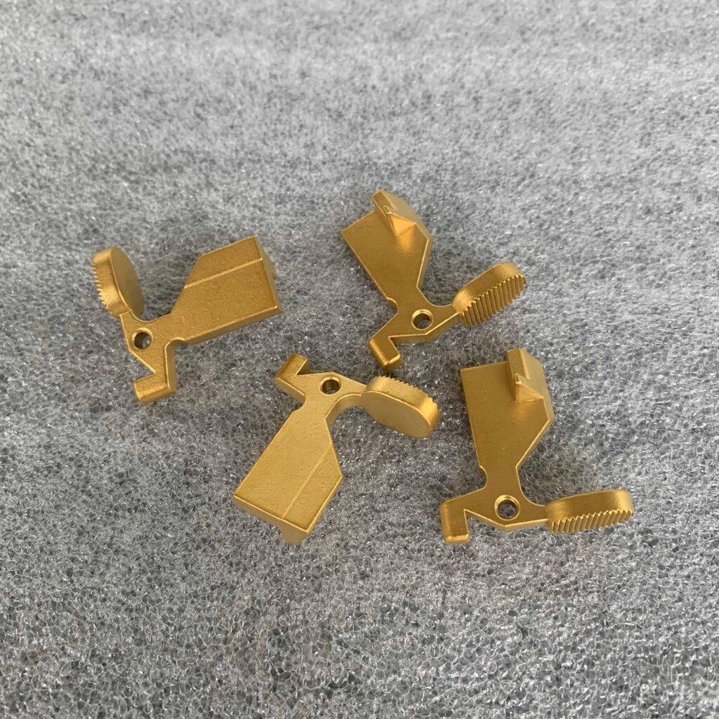 TiN Titanium Nitride / Gold Ar15 Bolt Catch - Mid State Firearms