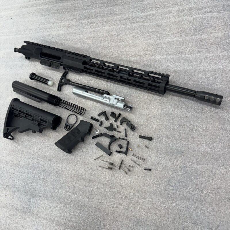 16' MSF Light Premium Ar15 Build Kit - 5.56 BA Barrel, Microbest Chrome BCG, Warhammer Ambi Charging Handle