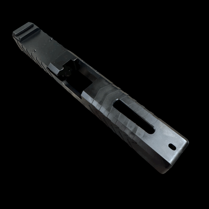  - G17 Glock 17 Compatible RMR Cut Slide, Top Window and Serrations, Chameleon - Mid State Firearms , Mid State Firearms