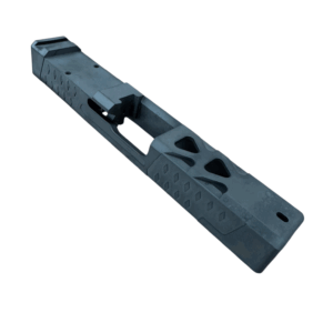 Charcoal Gray RMR Cut Slide for Glock 19 Gen 3 – Window Ported, Optics Ready