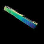 rmr cut slide gen3 - Rainbow PVD RMR Cut Slide for Glock 19 Gen 3 – Window Ported, Oilslick Finish, Glock Compatible - Mid State Firearms , Mid State Firearms