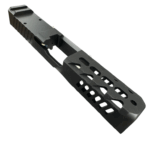  - MSF Gen 5 Glock 19 Compatible G19 Slide with RMR Optic Cut – Slant Window Ports and Serrations – Black - Mid State Firearms , Mid State Firearms