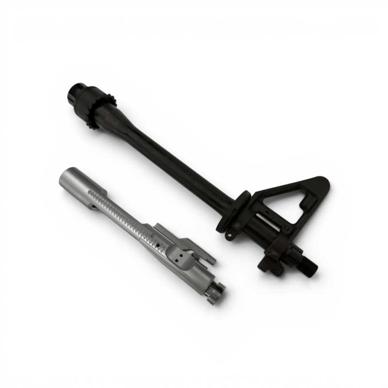 Combo Deal - 10.3' 5.56 1/7 A2 FSB Ar15 Barrel and Microbest Chrome 'blem' BCG