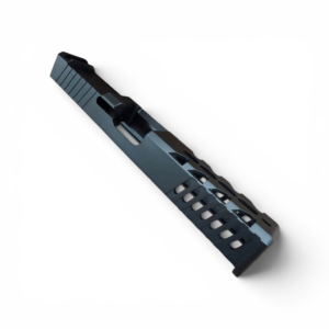 Glock 17 Gen 3 RMR Cut Serrated Slide – Slant Ports - Black DLC elite v3, photo Glock 17 Gen 3 RMR Cut Serrated Slide – Slant Ports - Black DLC elite v3