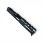 Glock 17 Gen 5 RMR Cut Serrated Slide – Slant Ports - Black DLC