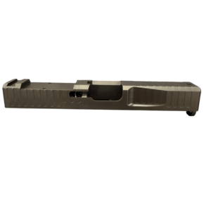 Glock Compatible 19 Gen 3 RMR Cut Slide – Matrix Drip serrated Black DLC, photo Glock Compatible 19 Gen 3 RMR Cut Slide – Matrix Drip serrated Black DLC