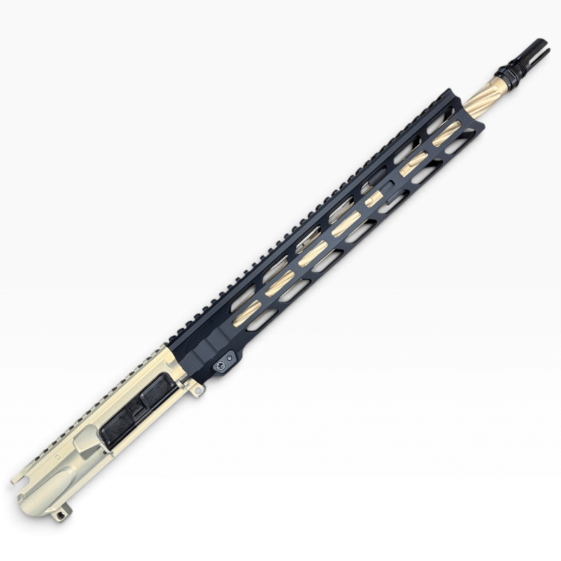 MSF Black/Fde MixMatch 16' .223 Wylde Complete AR-15 Upper – 416R SS, FDE PVD, RG2-S M-LOK
